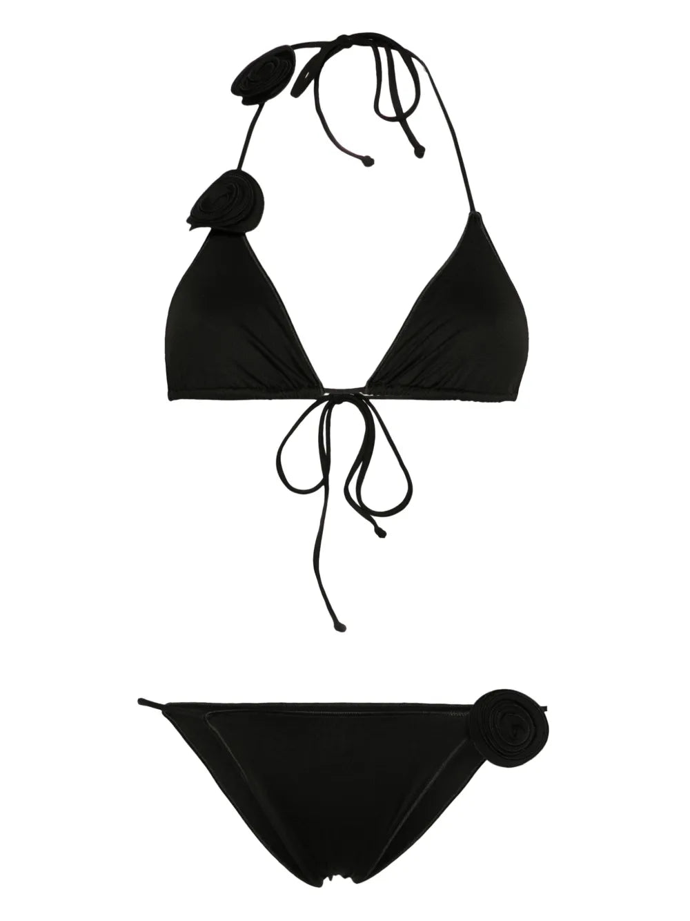 Floral-Appliqué Bikini