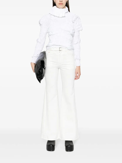 Mid-Rise Flared Jeans