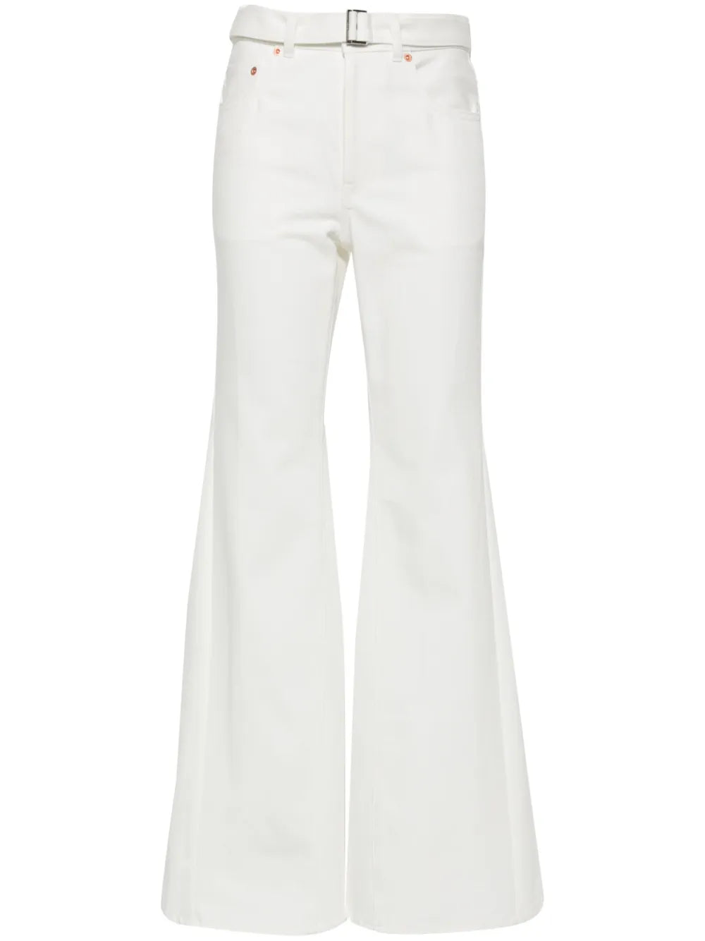 Mid-Rise Flared Jeans
