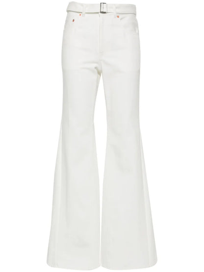 Mid-Rise Flared Jeans