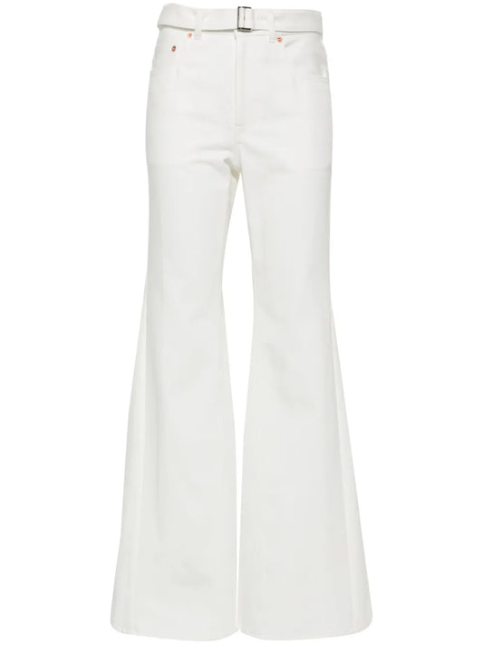 Mid-Rise Flared Jeans