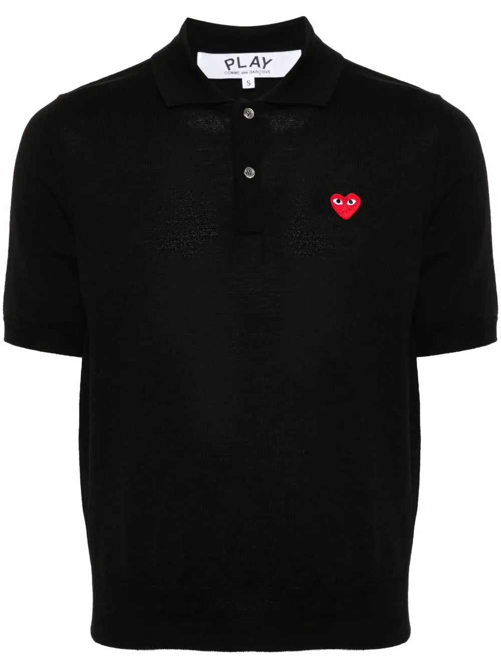 Signature Heart-Patch Polo Shirt
