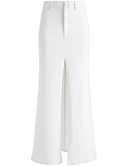 Rye A-Line Slit Skirt