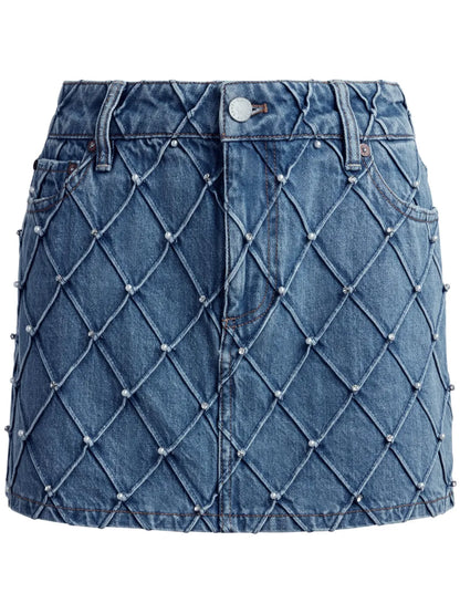 Joss Quilted Mini Skirt
