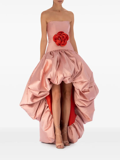 Elaine Rose-Appliqué Dress