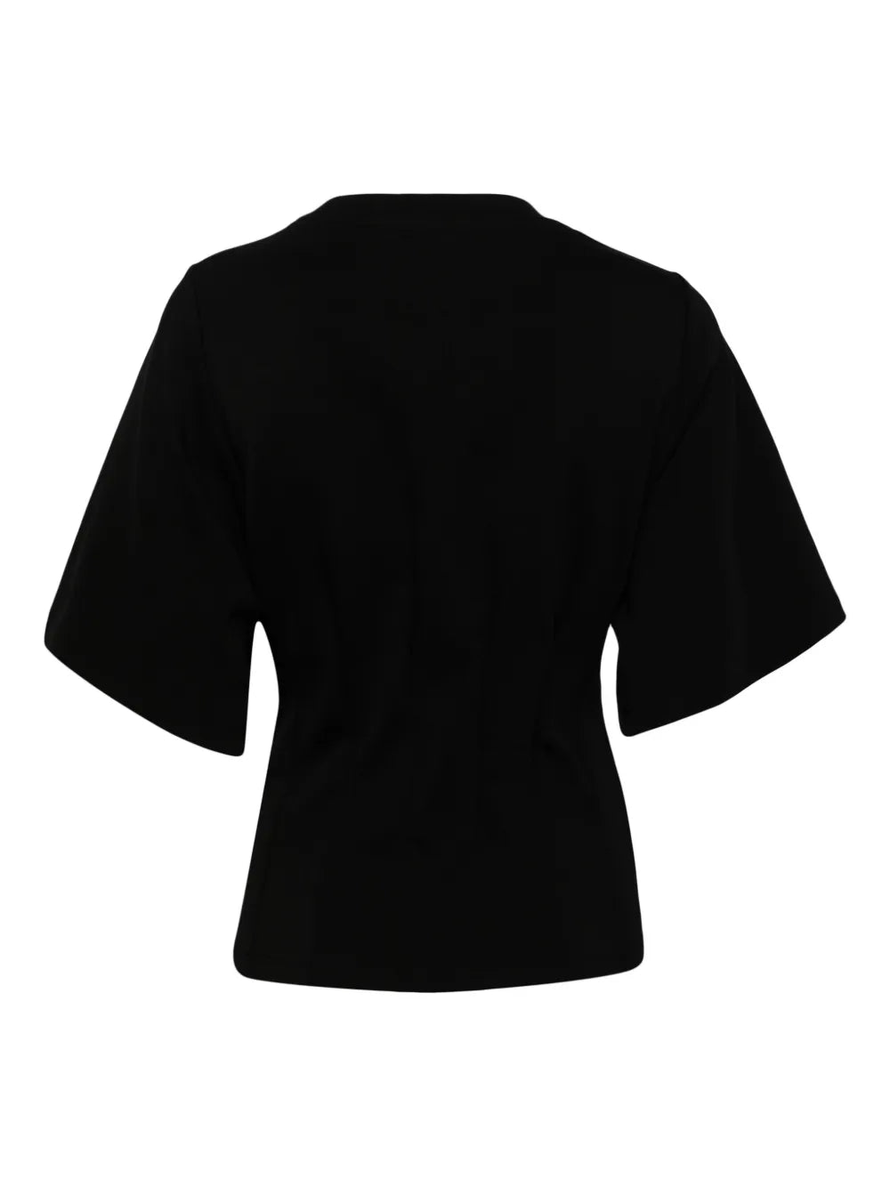 Ruched-Detailing Cotton T-Shirt