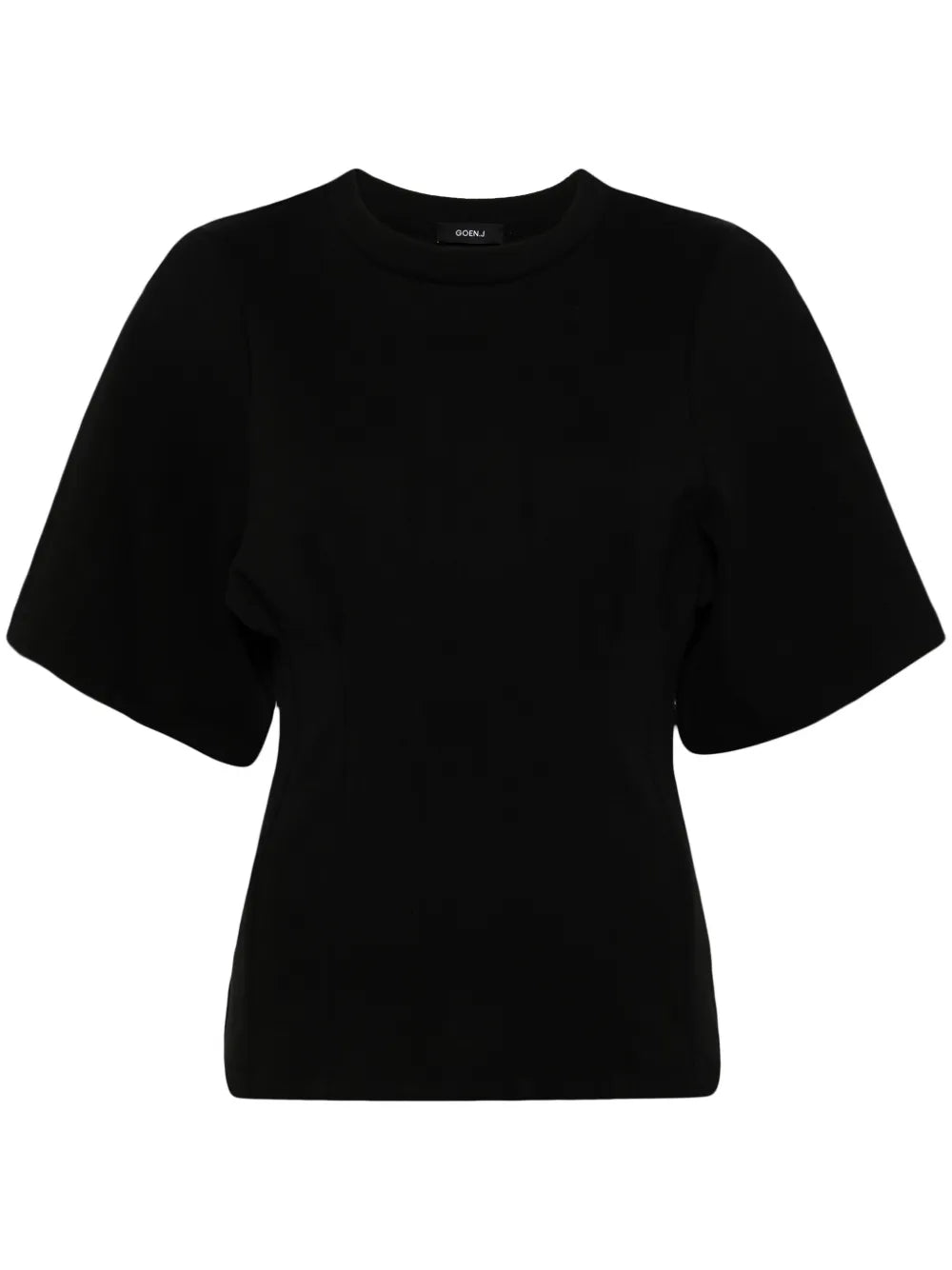 Ruched-Detailing Cotton T-Shirt