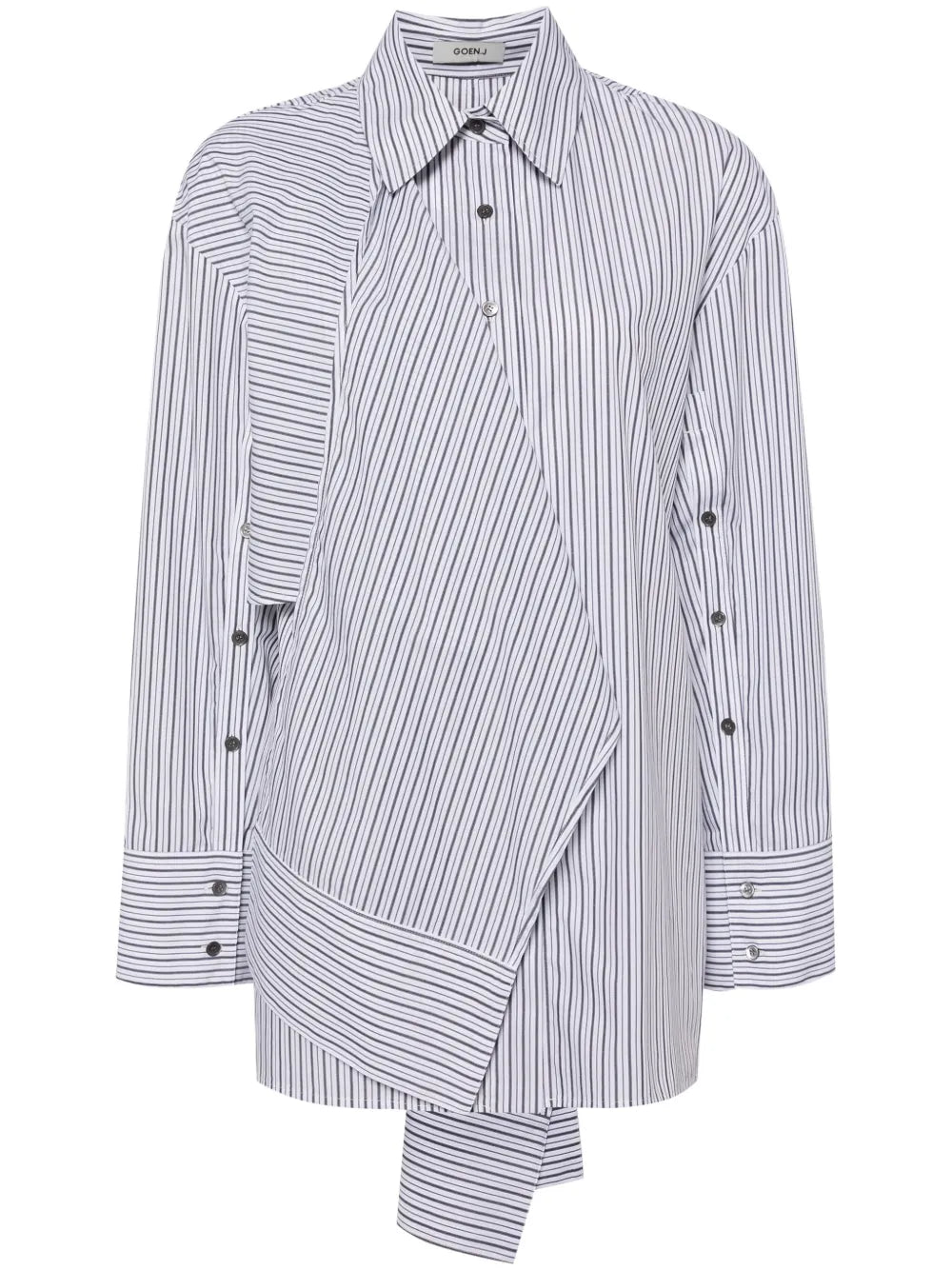 Stripe-Print Cotton Shirt