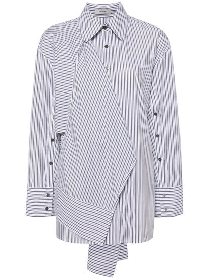 Stripe-Print Cotton Shirt