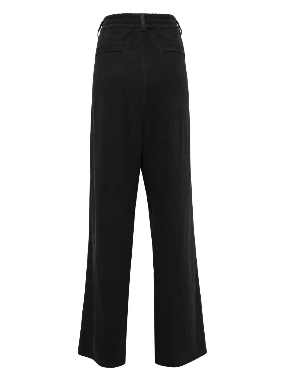 High-Waisted Straight-Leg Trousers