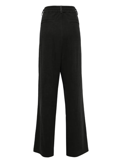 High-Waisted Straight-Leg Trousers