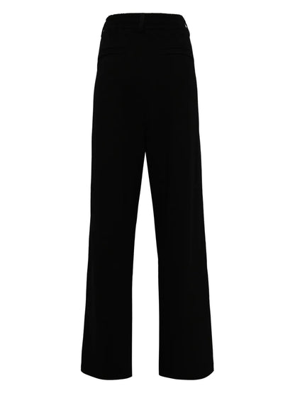 High-Waisted Straight-Leg Trousers