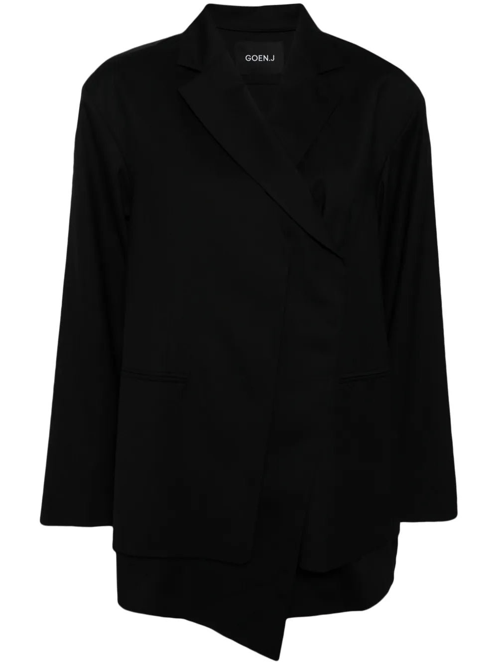 Layered Single-Breasted Blazer