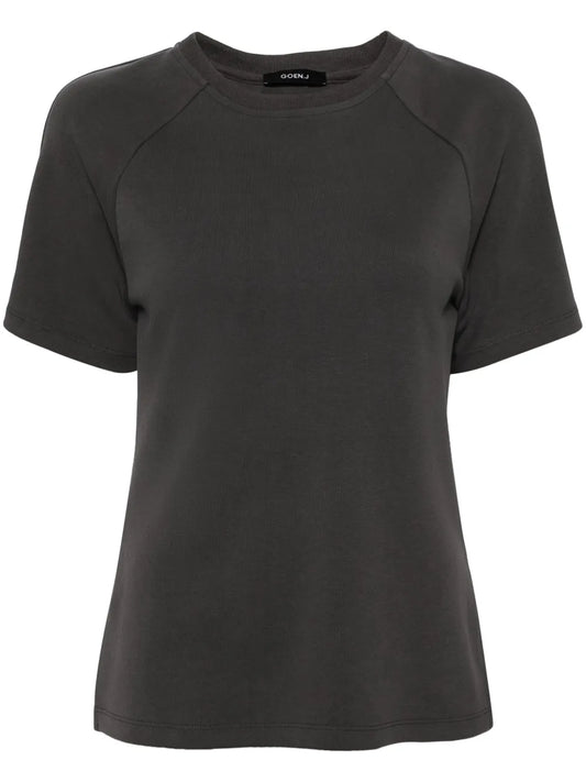 Twist-Detailing Cotton T-Shirt