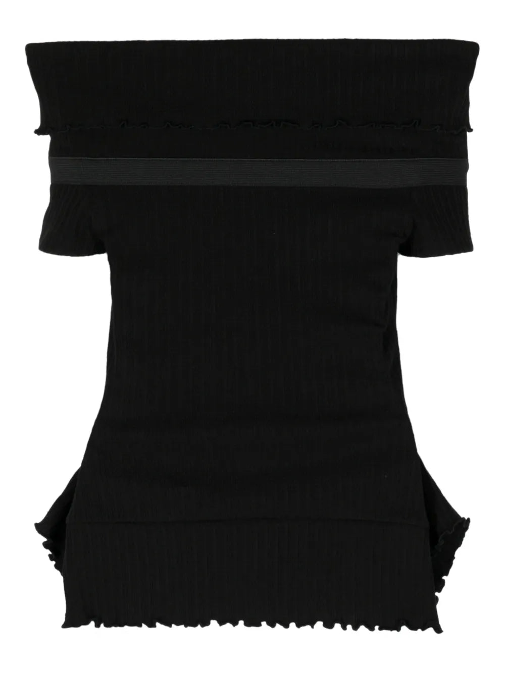 Off-Shoulder Cotton-Blend Top