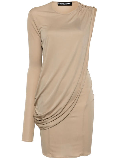 Assimetric Draped Dress