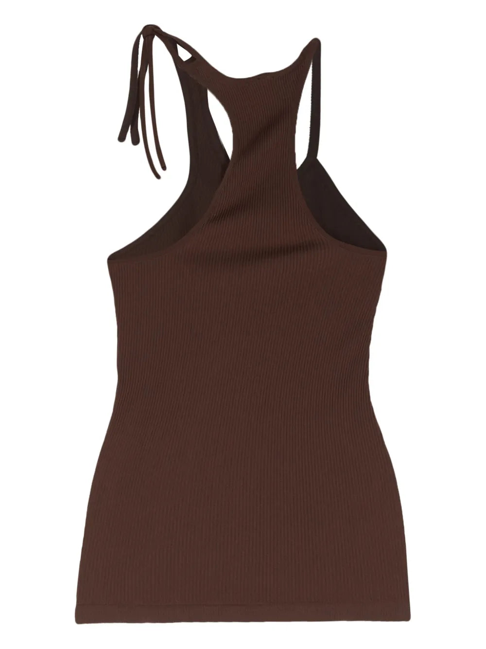 Asymmetric Ribbed Tank Top