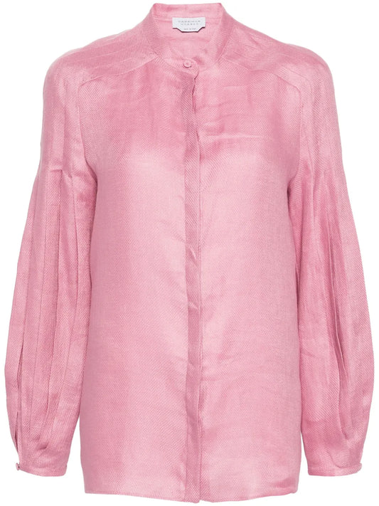 Laetitia Linen Pleated Blouse