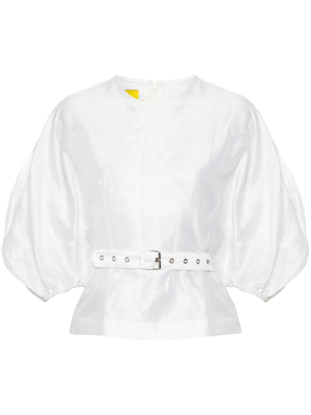 Detachable-Belt Silk Top