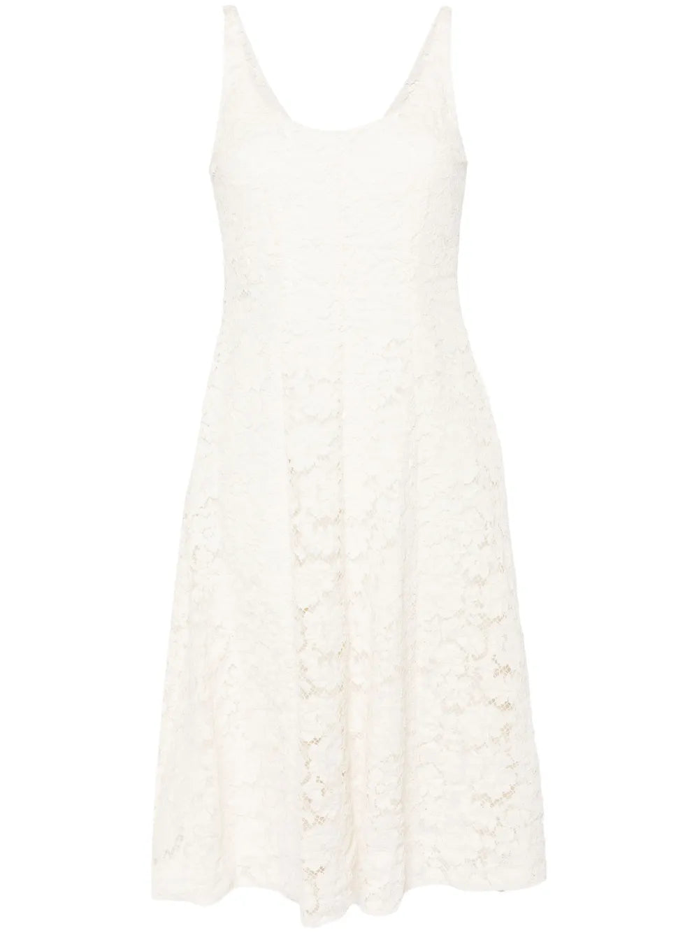 Floral-Lace A-Line Dress