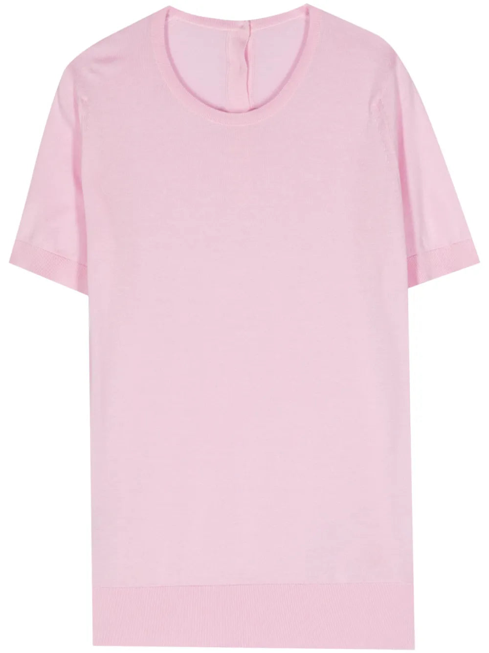 Fine-Ribbed Cotton Top