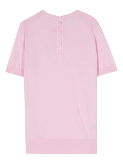 Fine-Ribbed Cotton Top