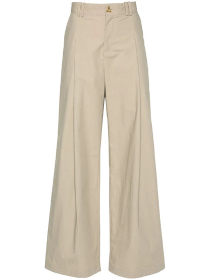 Wellen Poplin Palazzo Pants