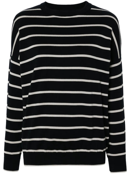 Striped Cotton Blend Jumper