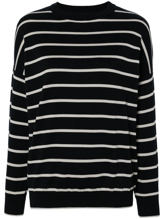 Striped Cotton Blend Jumper