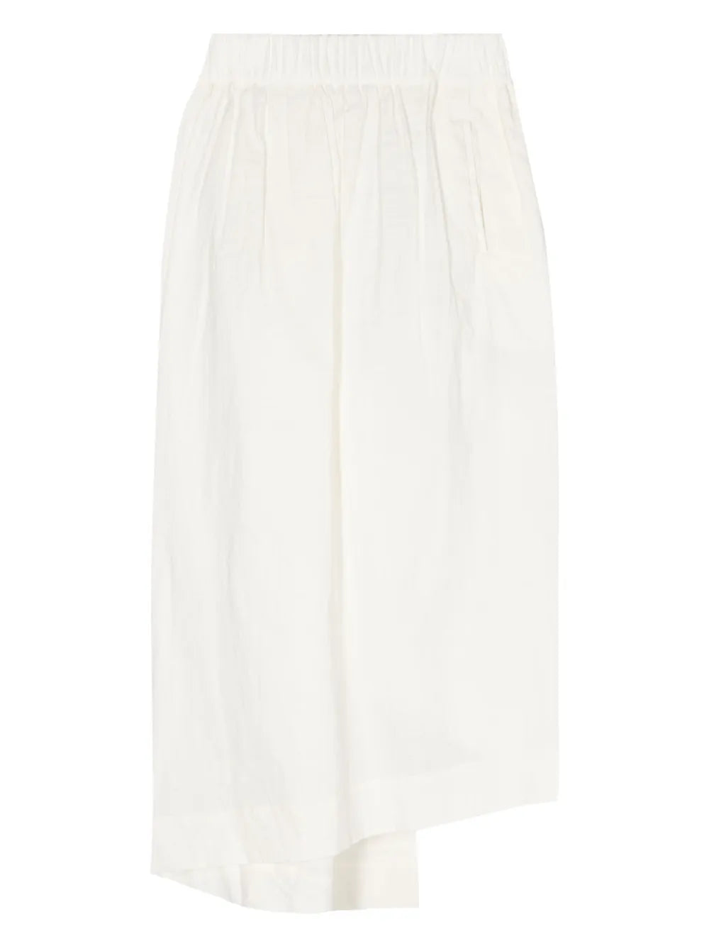 Twist Asymmetric Midi Skirt