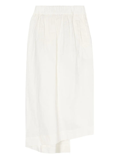 Twist Asymmetric Midi Skirt