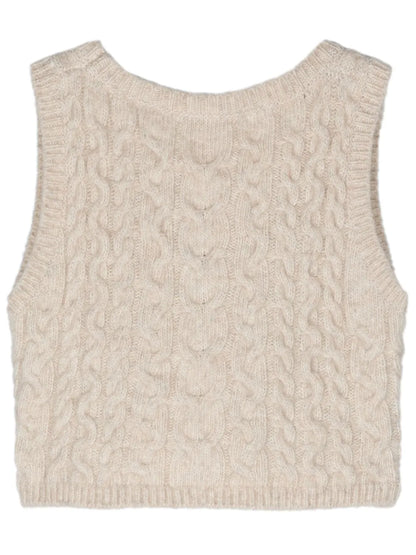Chancery Cable-Knit Vest
