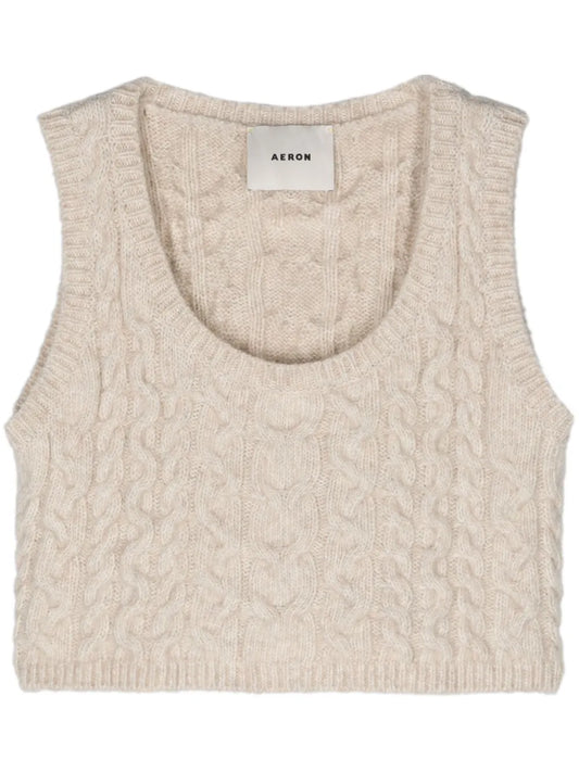 Chancery Cable-Knit Vest