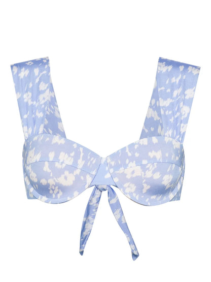 Audrey Leopard Bikini Top
