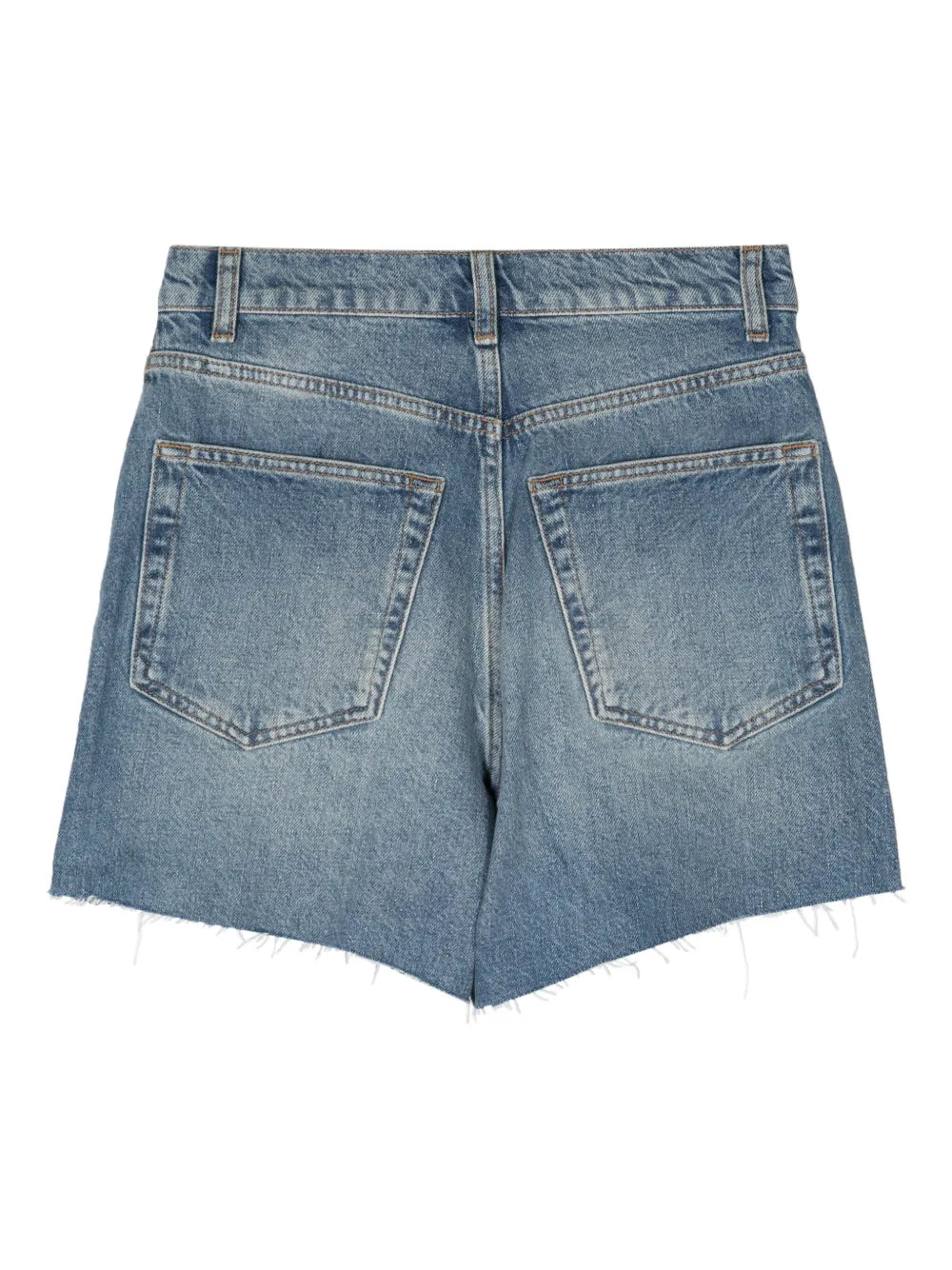 High-Rise Denim Shorts