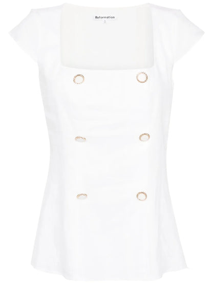 Meela Linen Top