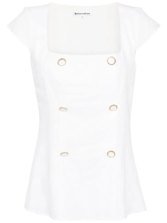 Meela Linen Top