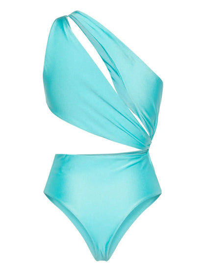 Asymmetric Cut-Out Swimsuit