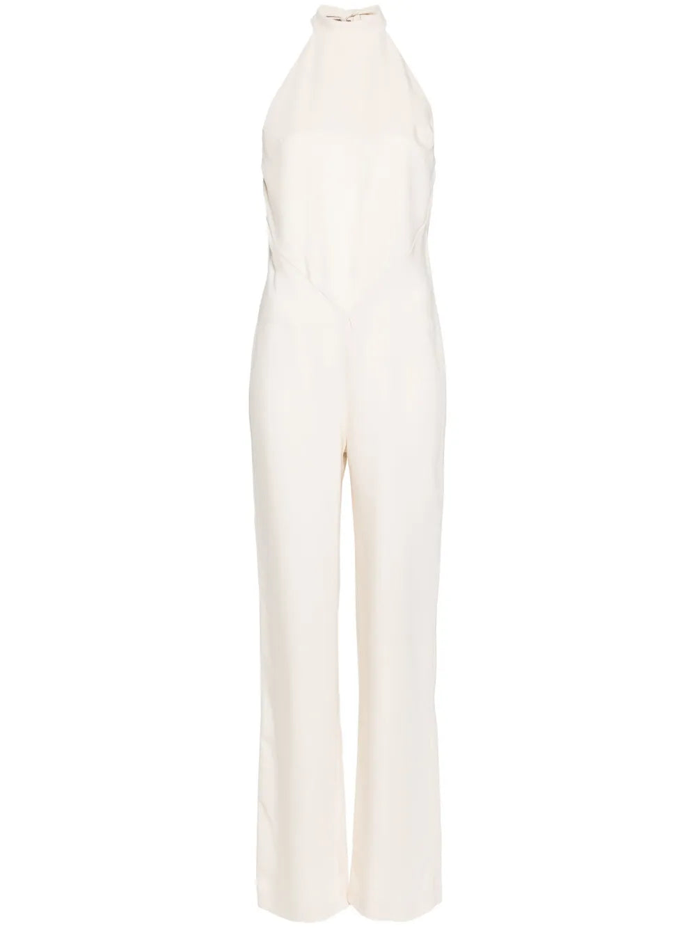 Halterneck Open-Back Jumpsuit