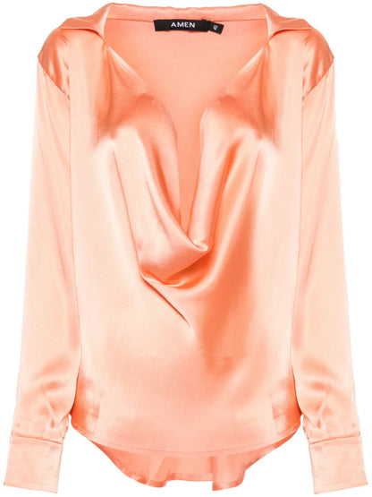 Anna Satin Blouse
