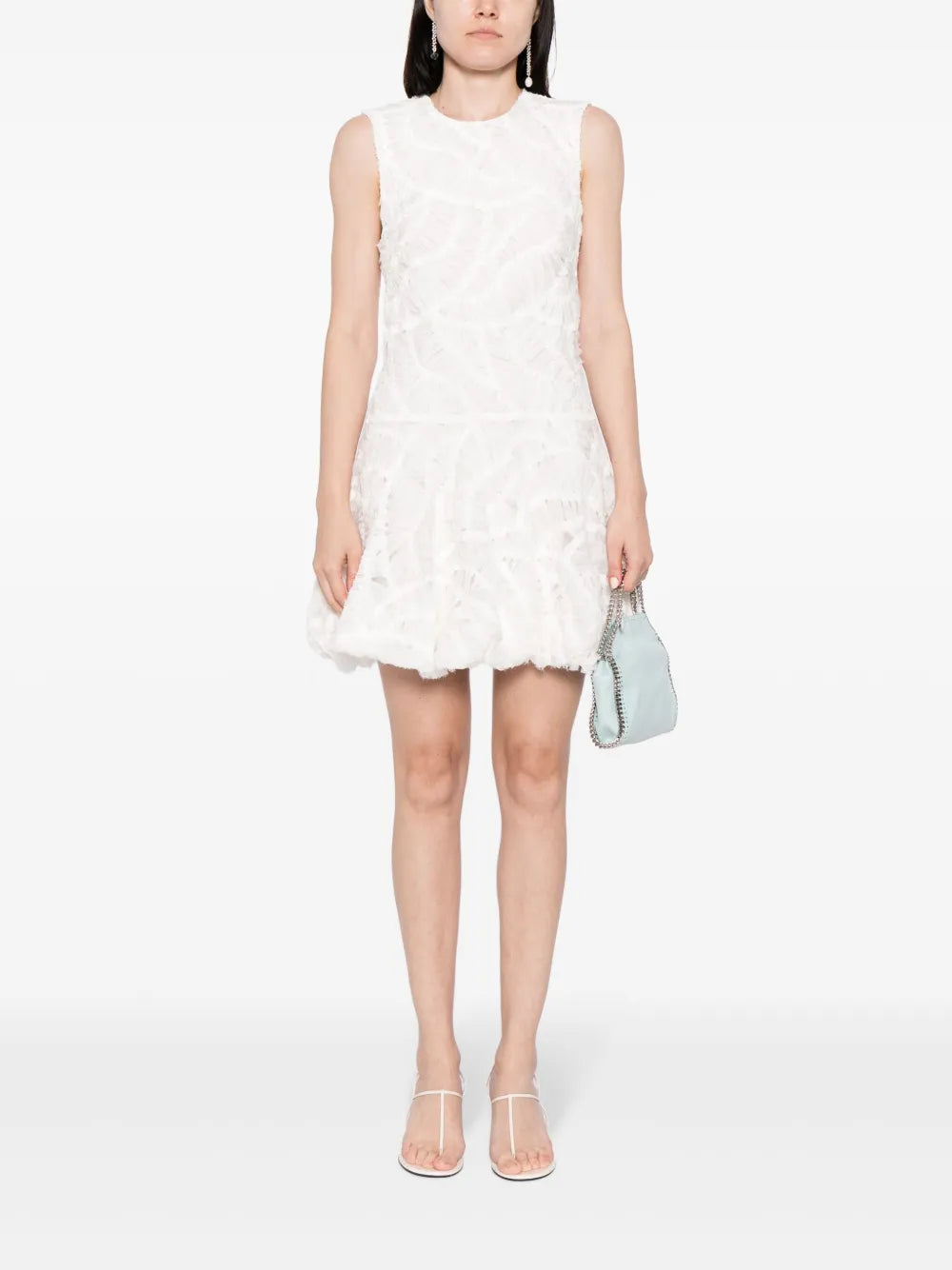 Vallan Ruffle-Detail Minidress