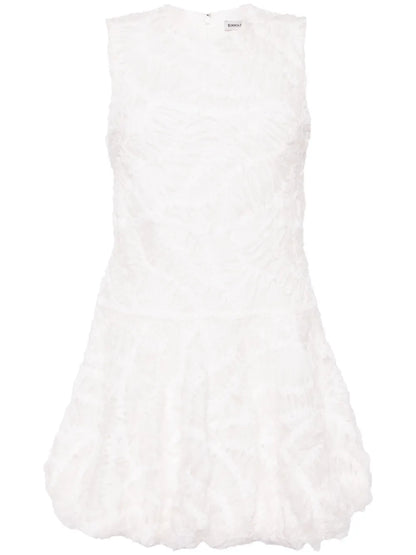Vallan Ruffle-Detail Minidress