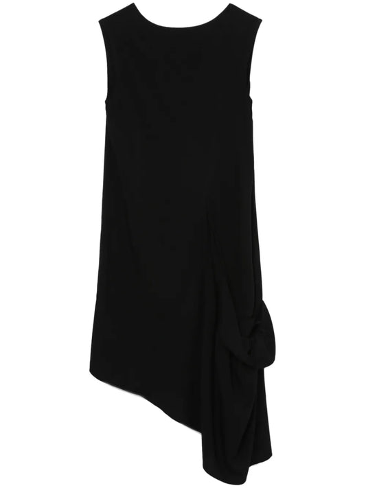 Draped Asymmetric Minidress