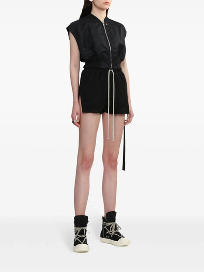 Side-Slits Cotton Shorts