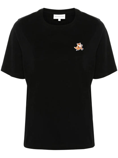 Speedy Fox-Appliqué T-Shirt