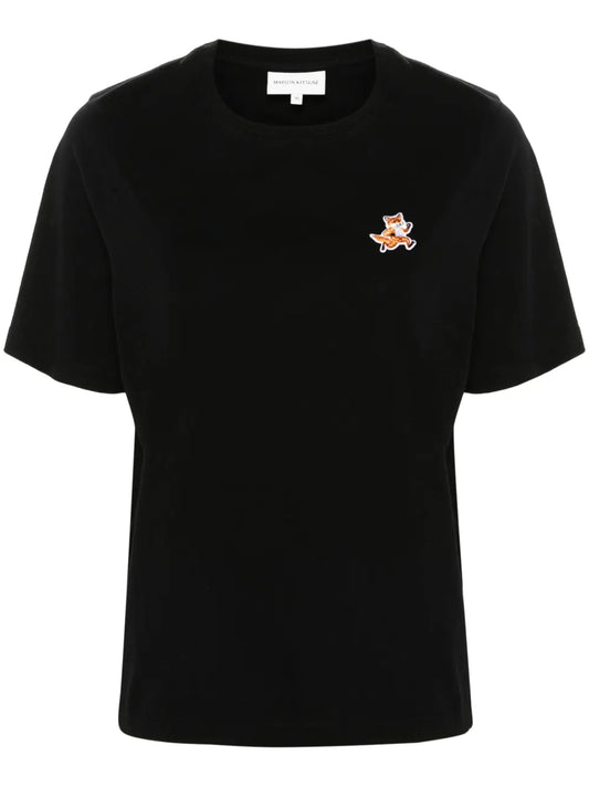 Speedy Fox-Appliqué T-Shirt