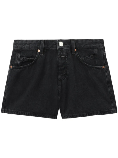 Mid-Rise Denim Shorts