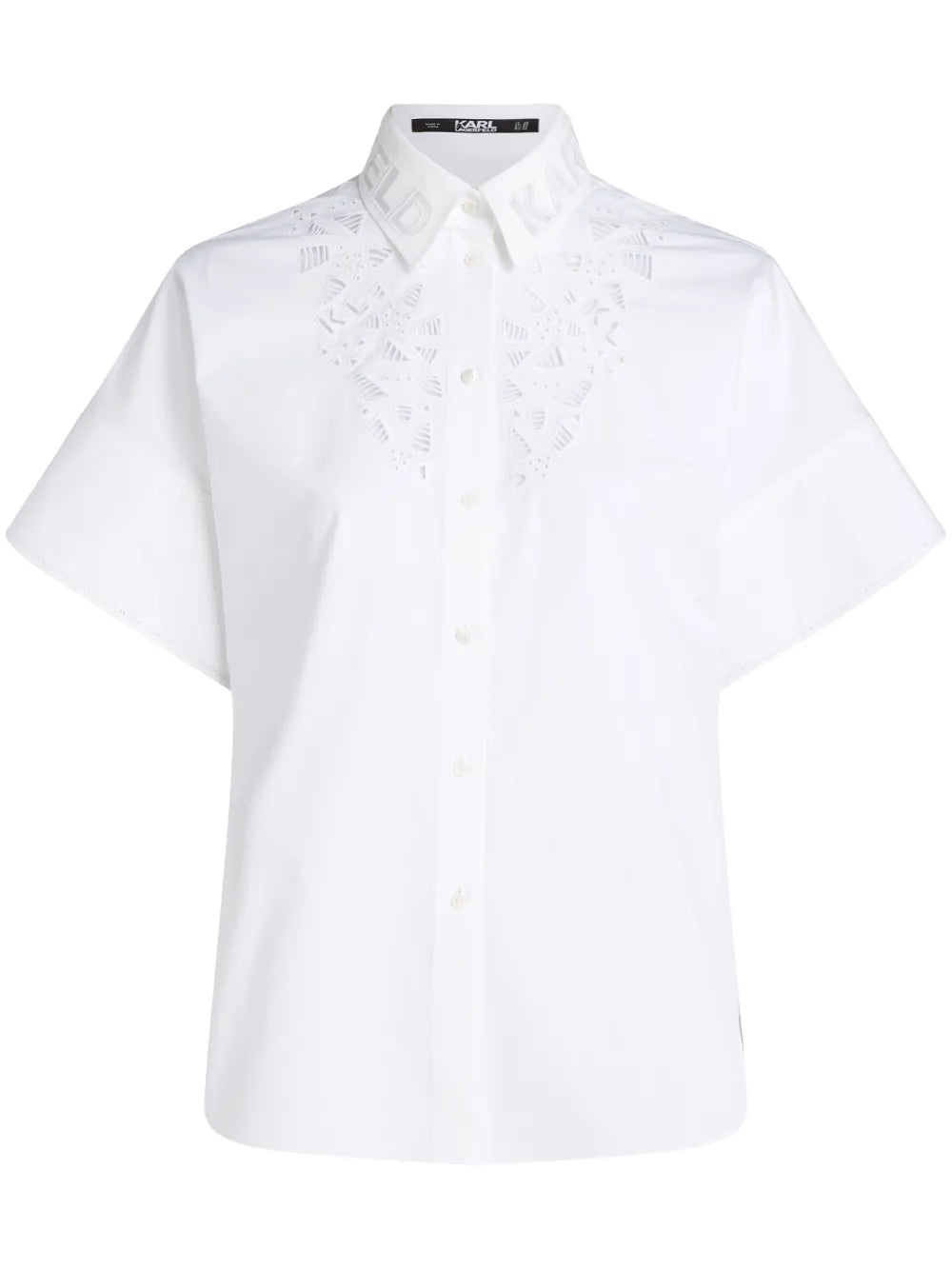 Embroidered Button-Up Shirt