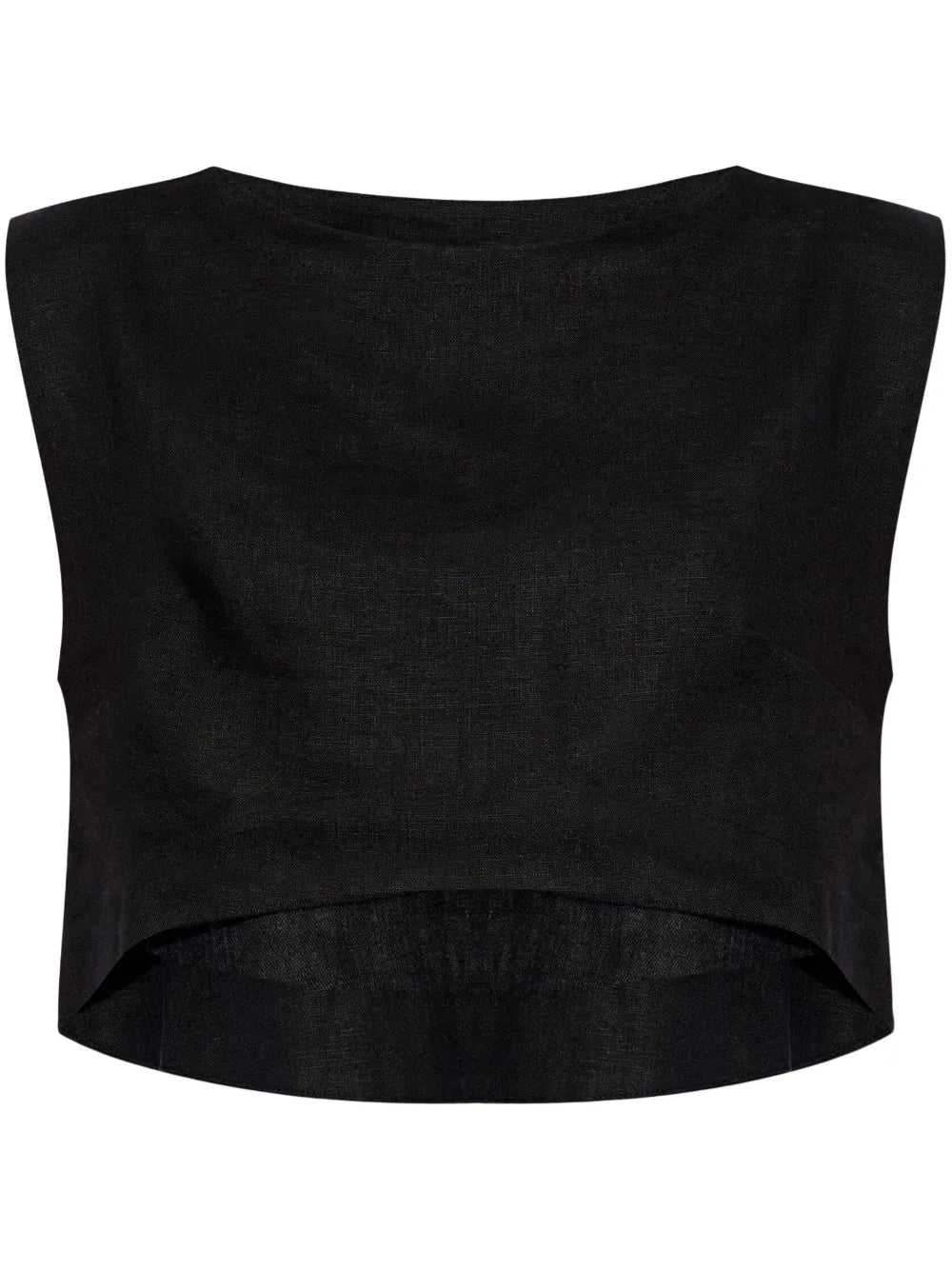 Martina Linen Crop Top