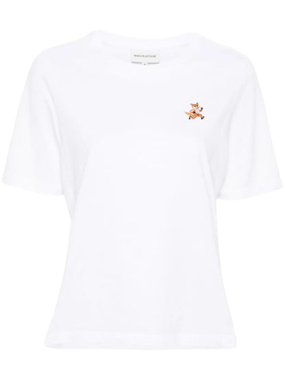 Speedy Fox-Appliqué T-Shirt